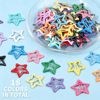 Thumbnail for Image 6 of Teenitor 100pcs Star Hair Clips