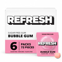 Thumbnail for Image 7 of Bubblegum for the product Refresh Gum Natural Sugar-Free Xylitol Chewing Gum