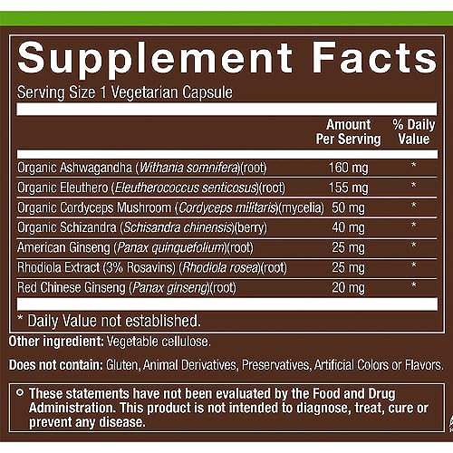 Image 2 of plnt Adaptogen Herbal Formula, Ashwagandha, Rhodiola, 90 Capsules