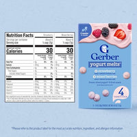 Thumbnail for Image 2 of Gerber Stage 3 Baby Food Strawberry and Mixed Berries Melts 1 oz. Pouch Pack of 4
