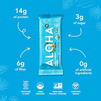 Thumbnail for Image 3 of ALOHA Organic Plant Based Protein Bars