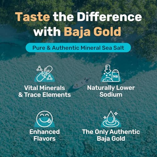 Image 6 of Baja Gold Mineral Sea Salt Bundle – 1 lb Fine Grind + 1 lb Natural Grind