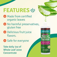 Thumbnail for Image 3 of Aloe Life Whole Leaf Aloe Vera Juice Certified Organic Gluten-Free 16 oz