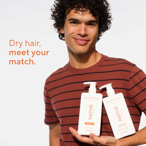 Image 5 of Native Moisturizing Shampoo Sweet Peach & Nectar 16.5 fl Oz.