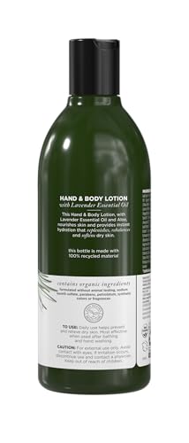 Image 3 of Avalon Organics Hand & Body Lotion, Nourishing Lavender, 12 Oz