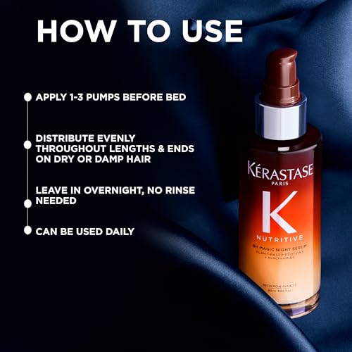 Image 6 of KE?ASTASE Kerastase Nutritive 8H Magic Night Serum ? Overnight Dry Hair Treatment