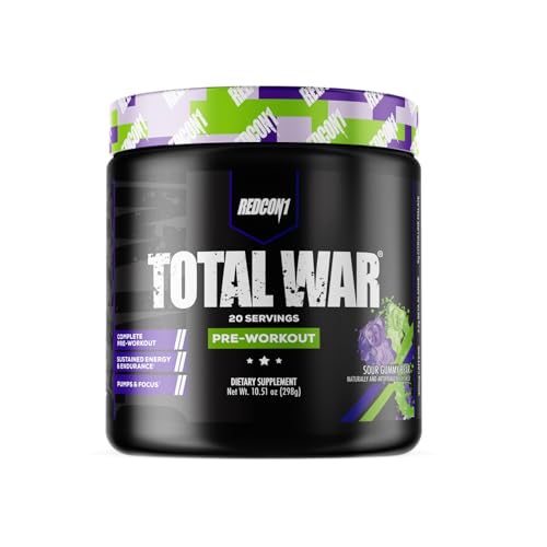 Image 5 of Sour Gummy Bear - 20 Servings for the product REDCON1 Total War Pre Workout Powder