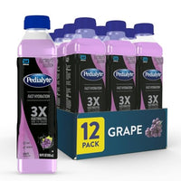 Thumbnail for Image 1 of Default Title for the product Pedialyte Electrolyte Solution, Grape, Hydration Drink, 16.9 Fl Oz (Pack of 12)