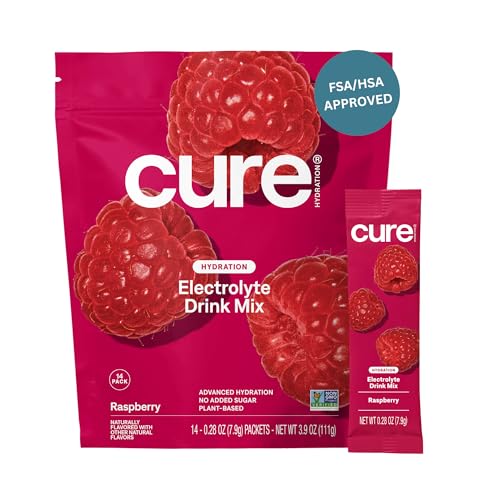 Image 9 of Raspberry for the product Cure Hydration Electrolyte Drink Powder