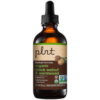 Thumbnail for Image 1 of Default Title for the product plnt Organic Black Walnut & Wormwood Liquid, Herbal Formula, 2 Fl Oz