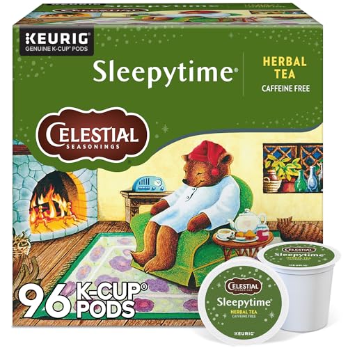 Image 1 of 96 Count (Pack of 1) for the product Celestial Seasonings Sleepytime Herbal Tea K-Cup Pods
