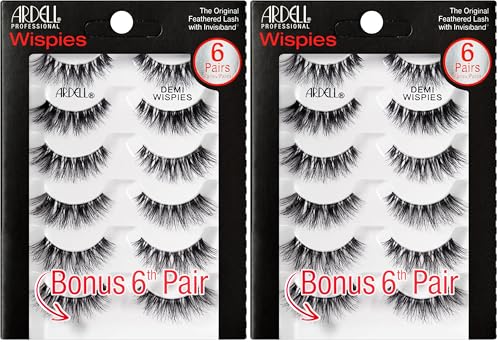 Image 1 of Default Title for the product Ardell Demi Wispies Eyelashes 6 Pairs Pack of 2