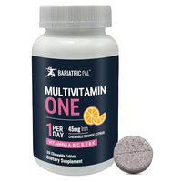 Thumbnail for Image 1 of Default Title for the product BariatricPal Chewable Bariatric Multivitamin, 1 per Day, 45mg Iron, Orange
