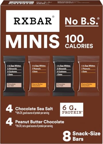 Image 4 of 2-Flavor Chocolate Variety / 8 Count (Pack of 6) for the product RXBAR Minis Protein Bars Variety Pack
