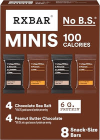 Thumbnail for Image 4 of 2-Flavor Chocolate Variety / 8 Count (Pack of 6) for the product RXBAR Minis Protein Bars Variety Pack