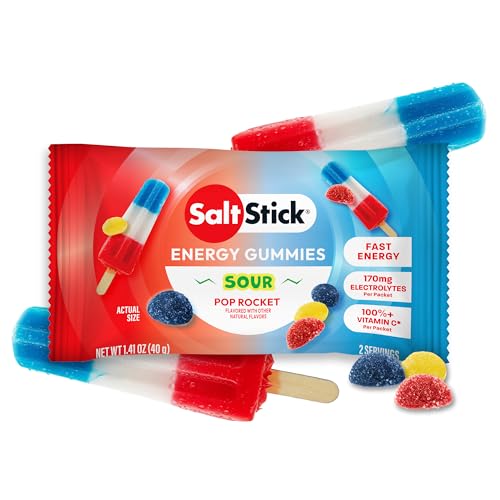 Image 1 of Sour Pop Rocket / 10 for the product SaltStick Energy Chews Energy Gummies