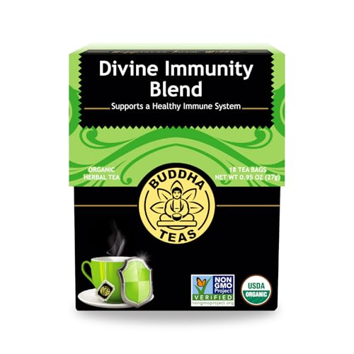 Image 1 of Default Title for the product Buddha Teas Organic Divine Immunity Blend Herbal Tea Caffeine Free