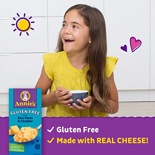 Image 4 of Annie's Homegrown Gluten-Free Rice Pasta & Cheddar Mac & Cheese 6-Ounce (Pack of 144)