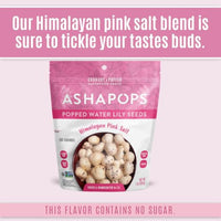 Thumbnail for Image 4 of AshaPops Popped Water Lily Seeds, Himalayan Pink Salt, 1 oz Bags, Pack of 6