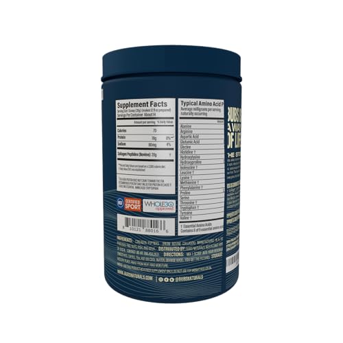 Image 5 of BUBS Naturals Unflavored Collagen Peptides Powder 10oz