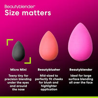 Thumbnail for Image 3 of beautyblender Micro Mini Pro Black Makeup Sponges, 2 Pack