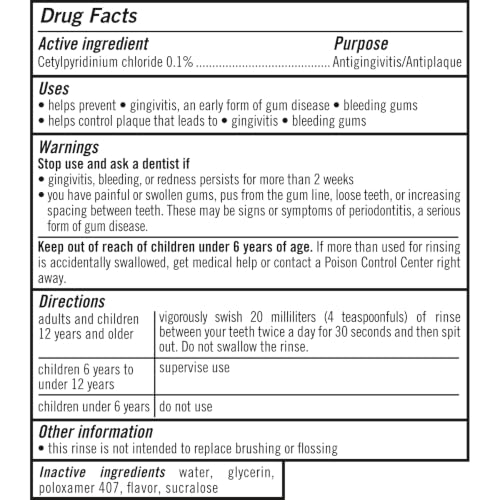Image 3 of TheraBreath Deep Clean Mouthwash, Fresh Mint Flavor, 16 fl oz, 2-Pack