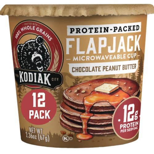 Image 1 of Default Title for the product KODIAK CAKES Pancake On the Go, Chocolate Peanut Butter, 2.5 Ounce (Pack of 12)