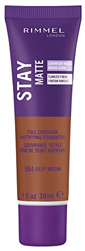 Image 14 of Deep Mocha / 1 Fl Oz (Pack of 1) for the product Rimmel Stay Matte Liquid Foundation