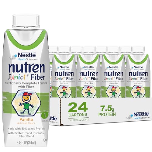 Image 1 of Default Title for the product Nutren Junior Fiber Tube Feeding Formula, Vanilla, 8.45 Fl Oz, 24pk