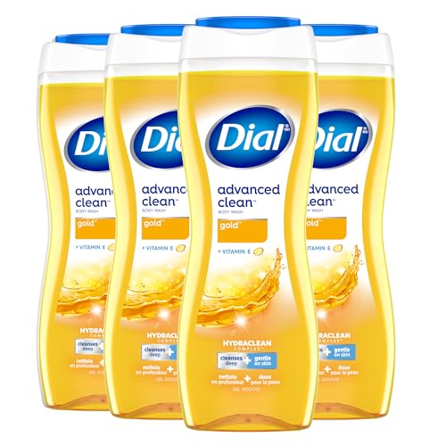 Image 1 of Default Title for the product Dial Body Wash, Hydraclean Complex & Vitamin E, Gold, 16 Fl Oz, 4-Pack
