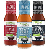 Thumbnail for Image 1 of Default Title for the product Primal Kitchen Organic Original BBQ, Golden BBQ & Steak Sauce 3-Pack