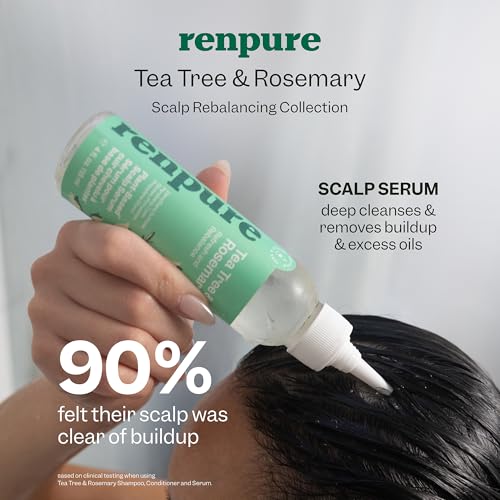 Image 2 of RENPURE Tea Tree & Rosemary Rebalancing In-Shower Scalp Serum 4oz