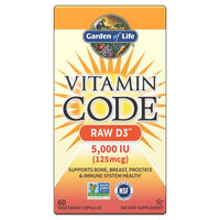 Thumbnail for Garden of Life Vitamin Code RAW D3 5000 iu 60 caps