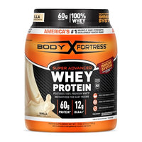 Thumbnail for Image 1 of Default Title for the product Body Fortress Super Advanced Whey Protein Powder, Vanilla, 1.74lbs