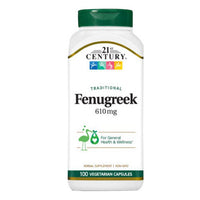Thumbnail for 21st Century Whole Herb Fenugreek 610 mg 100 Veg Caps