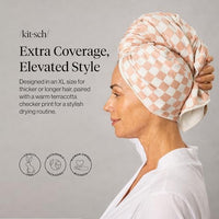 Thumbnail for Image 5 of Kitsch XL Microfiber Hair Towel Wrap for Women
