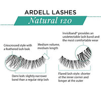 Thumbnail for Image 4 of Ardell False Eyelashes 120 - Black, Natural Look Strip Lashes, Reusable - 4 Pack