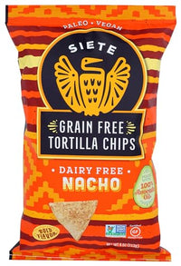 Thumbnail for Image 9 of Nacho / 4 Ounce (Pack of 1) for the product Siete Tortilla Chips