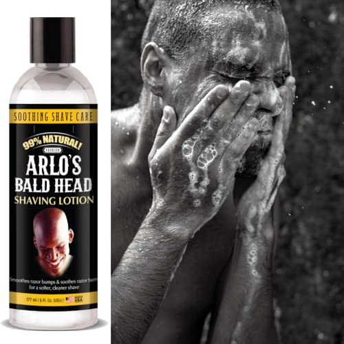 Image 4 of Arlo's Bald Head Shaving Lotion 6 oz