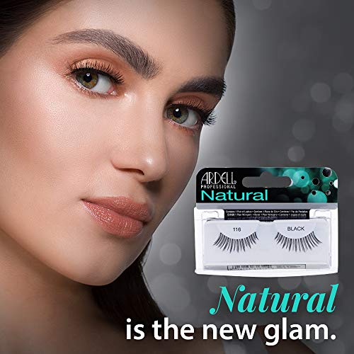 Image 2 of Ardell False Eyelashes 116 - Black, Lightweight, Soft, & Reusable Lashes for a Natural Look, 4 Pack