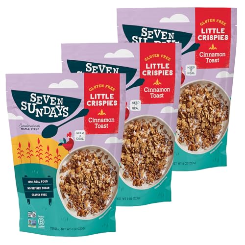 Image 1 of Default Title for the product Seven Sundays Little Crispies Cereal, Cinnamon Toast, 8 Oz, Pack of 3