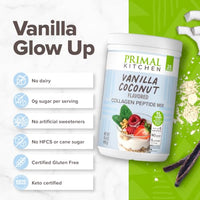 Thumbnail for Image 3 of Primal Kitchen Vanilla Coconut Collagen Peptide Mix- 1.25lb