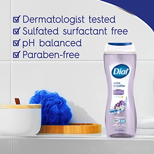Image 4 of Dial Body Wash, Lavender & Jasmine, 21 Ounce (Pack of 4)