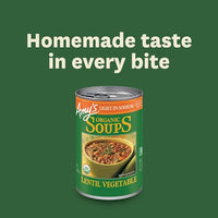 Thumbnail for Image 6 of Amy's Soup Vegan Light in Sodium Lentil Vegetable Soup (6 Pack) 14.5 oz