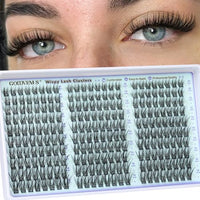 Thumbnail for Image 4 of E-wispy lash cluster 10-16 for the product Goddvenus Manga Lash Clusters Natural Wispy Eyelash Extensions