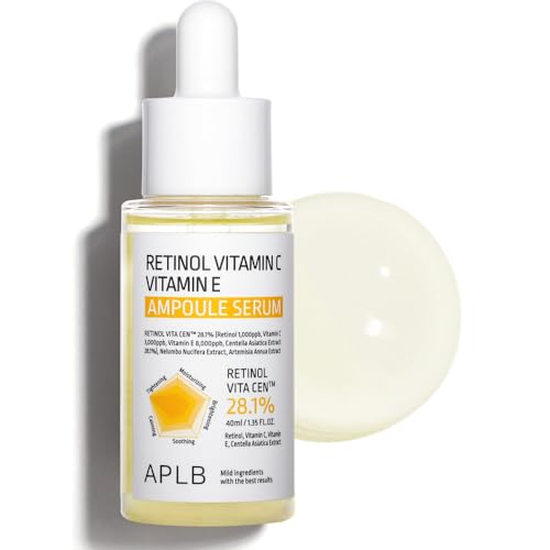 Image 1 of Default Title for the product APLB Retinol Vitamin C Vitamin E Ampoule Serum 1.35 FL.OZ