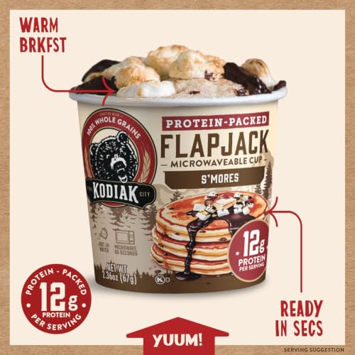 Image 4 of Kodiak Cakes Pancake On the Go, S'mores, 2.36 oz (Pack of 12)