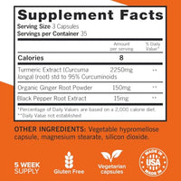 Thumbnail for Image 6 of Qunol Turmeric + Black Pepper & Ginger, 2400mg Enhanced Absorption, 105ct