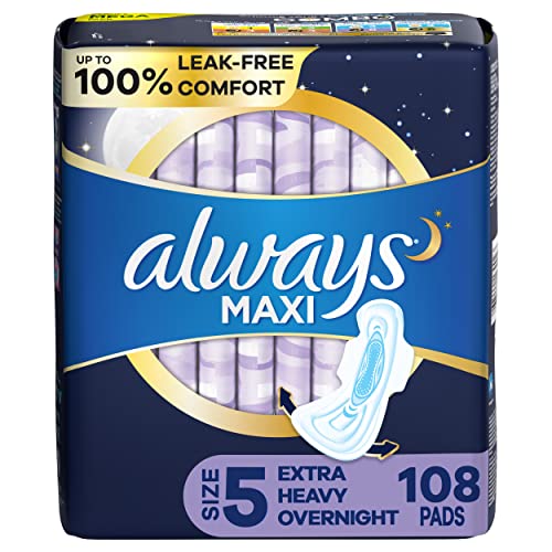 Image 2 of Size 5 / 108 for the product Always Maxi Feminine Pads For Women