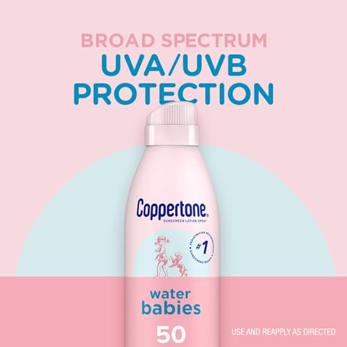 Image 3 of Coppertone WaterBabies Baby Sunscreen Spray SPF 50, 6 OZ